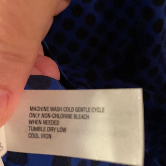 Gap Extra Small Shift Dress Blue/Black - Picture 6 of 7